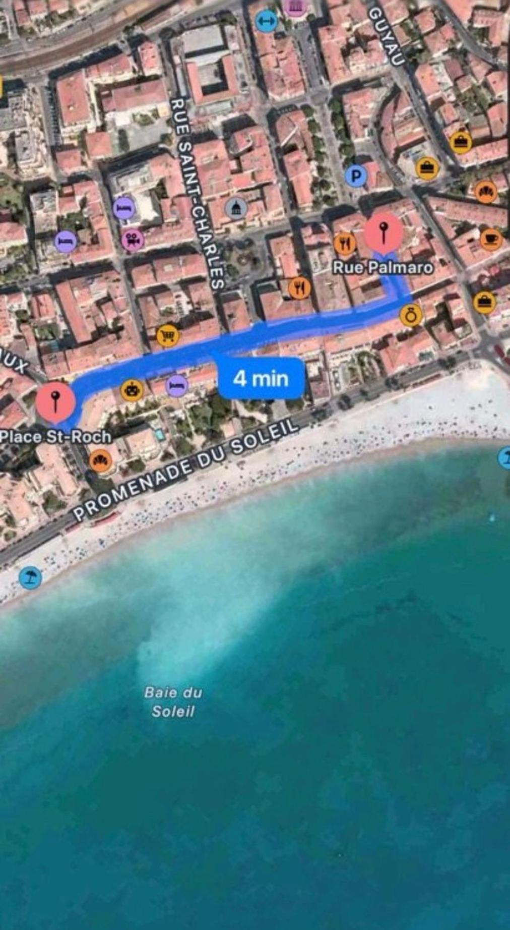 Sublime T2/ Cosy/ Clim/ Parking/Plage Menton Exteriér fotografie